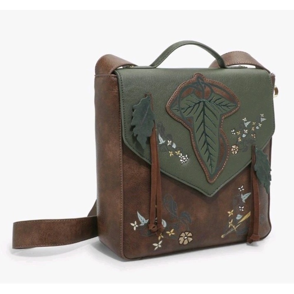 Her Universe The Lord‎ Of The Rings Leaf Lórien Messenger BAG One Ring Keychain